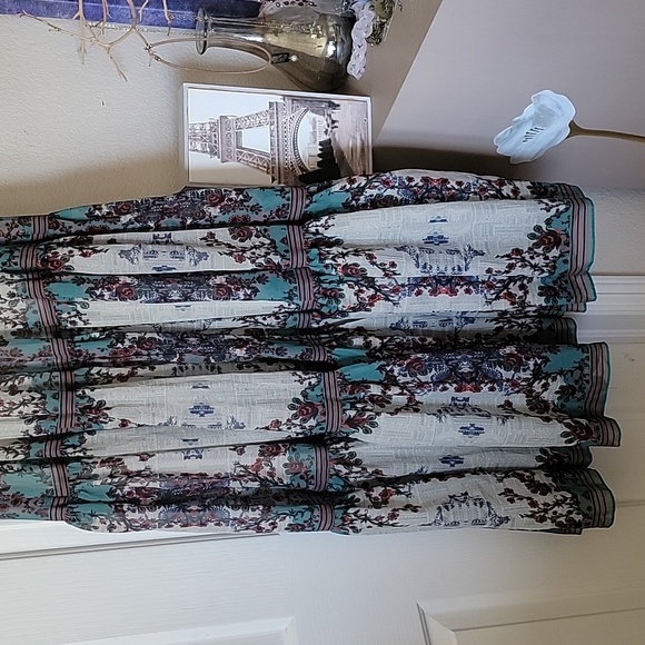 NWT Anthropologie Bhanuni  Madera Maxi Dress 4 - Picture 7 of 11